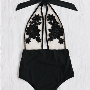 Black bathing suit